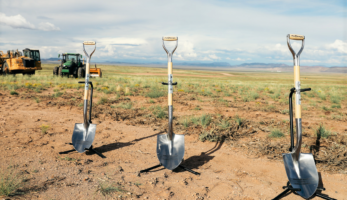 Greenbacker groundbreaking shovels Appaloosa solar energy