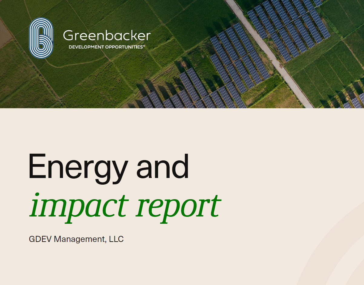 GDEV Impact Energy Report cover page